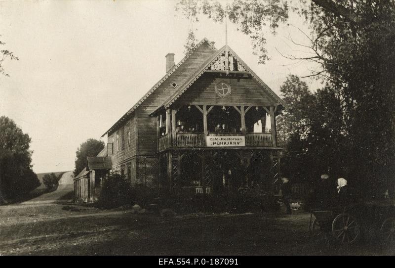 Cafe-restaurant in Pühajärv.