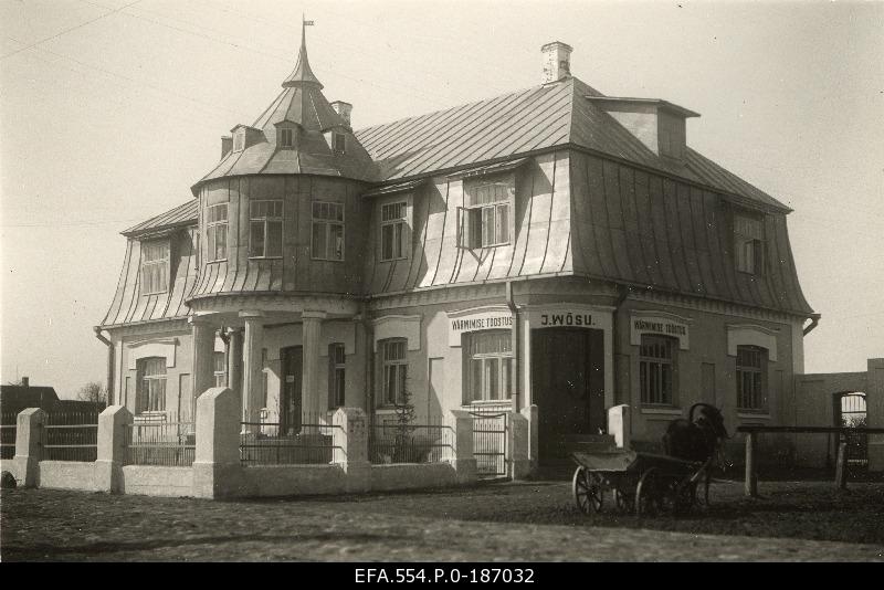 Johannes Võsu residential and painting industry in Rigeval Kase Street 3a.