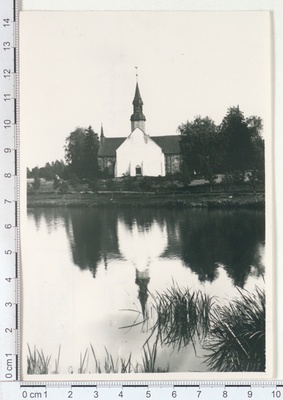 Kambja kirik ja järv, 1921  duplicate photo