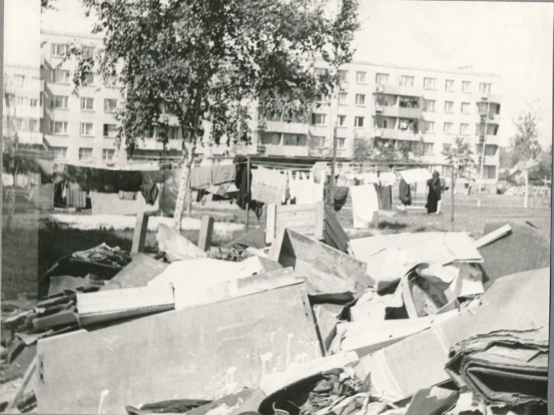 Üleujutuse tagajärg Tartus.