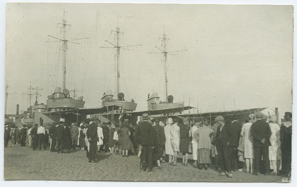 Saksa laevad Tallinna sadamas.
