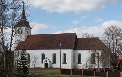 trükipostkaart, Viljandi, Jaani kirik I Kirsimäe poolt, 1908, Verlag von E. Ring rephoto