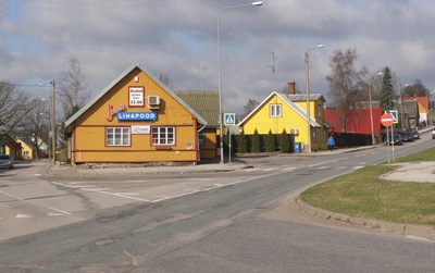 foto, Viljandi, Jakobsoni ja Tartu tn nurk u 1920 rephoto