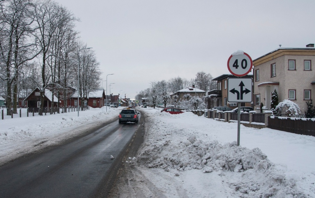 foto, Viljandi, J .Gagarini (Uus) tänav, hobusaan, 1957 F H.Riet rephoto