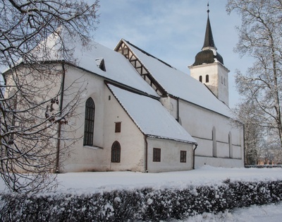 foto, Viljandi, Jaani kirik u 1905 rephoto
