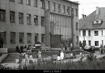 View of Pärnu post office  similar photo