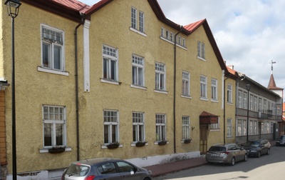 foto, Viljandi, Sprohge hotell (Lossi tn 7), u 1915, foto J. Riet rephoto
