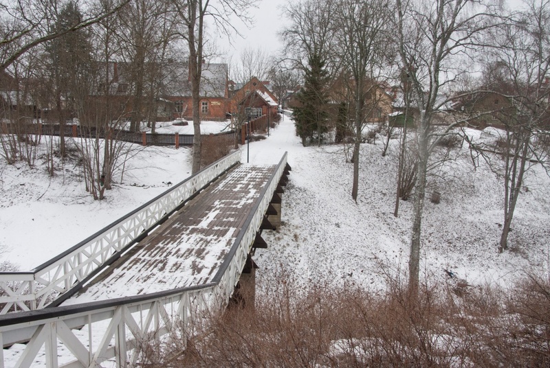 fotonegatiiv, Viljandi, Varese sild ja Lossi tänav rephoto