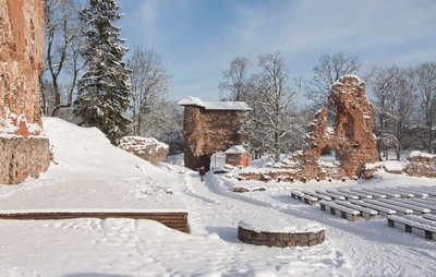 Christmas welcome from Wiljandi rephoto