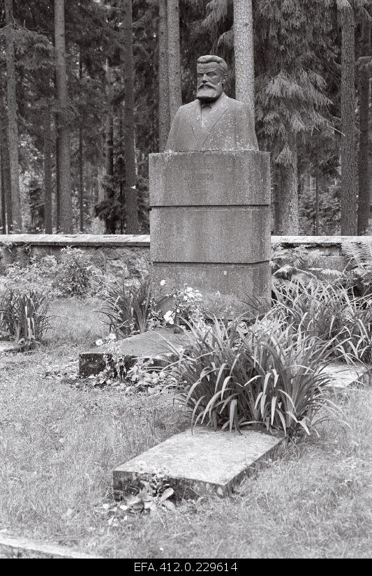 Writer C. R. Jakobson's tomb monument on Kurgjal.