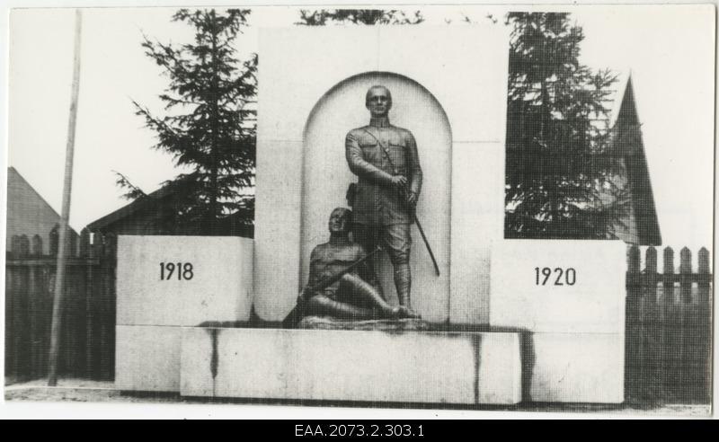 Monument of the War of Independence in Tartu on the cemetery of Paulus