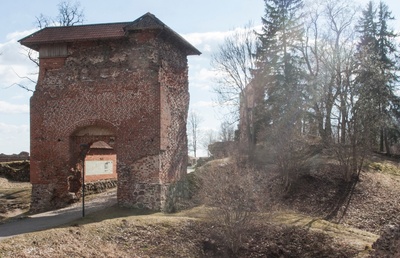 Fellin : Schlossruinen rephoto