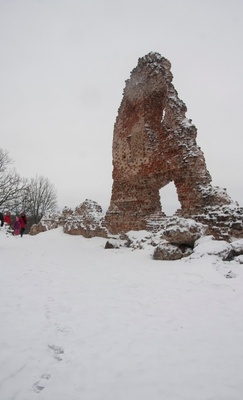 [viljandi castle roofs] rephoto