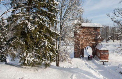 Viljandi castle roofs rephoto