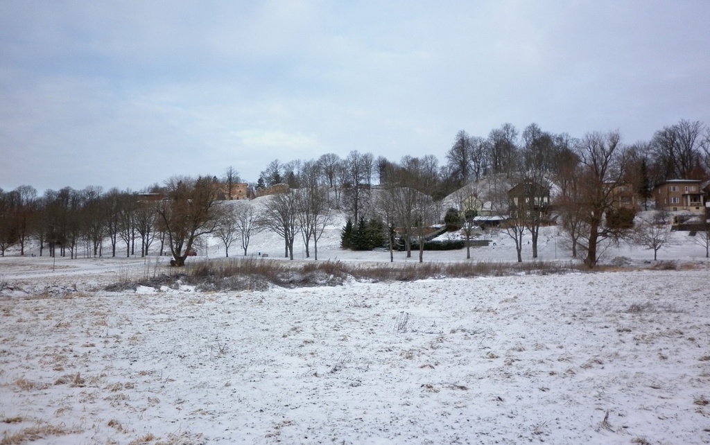 Wiljandi Winter Winter from Wade Castle Mountains rephoto