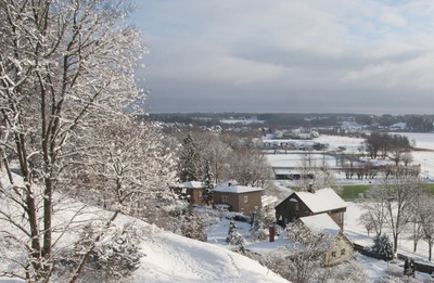 fotonegatiiv, Viljandi, Vaade Kivistikule (Lossimägede alt) rephoto