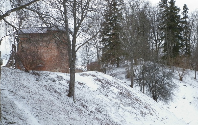 fotopostkaart, Viljandi, Kaevumägi Suuroru poolt, talv, u 1915, foto J. Riet rephoto