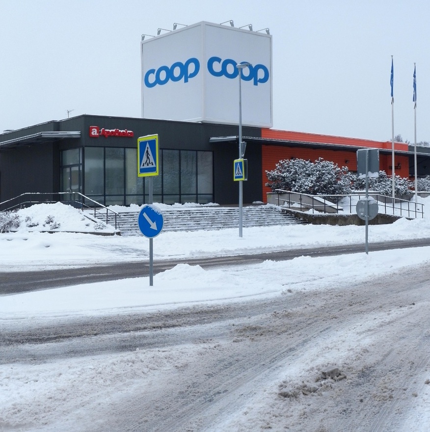 Kaubahall Paala Viljandis, vaade rephoto