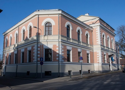 fotonegatiiv, Viljandi Posti tn 22 kohtumaja 1896 foto J. Riet rephoto
