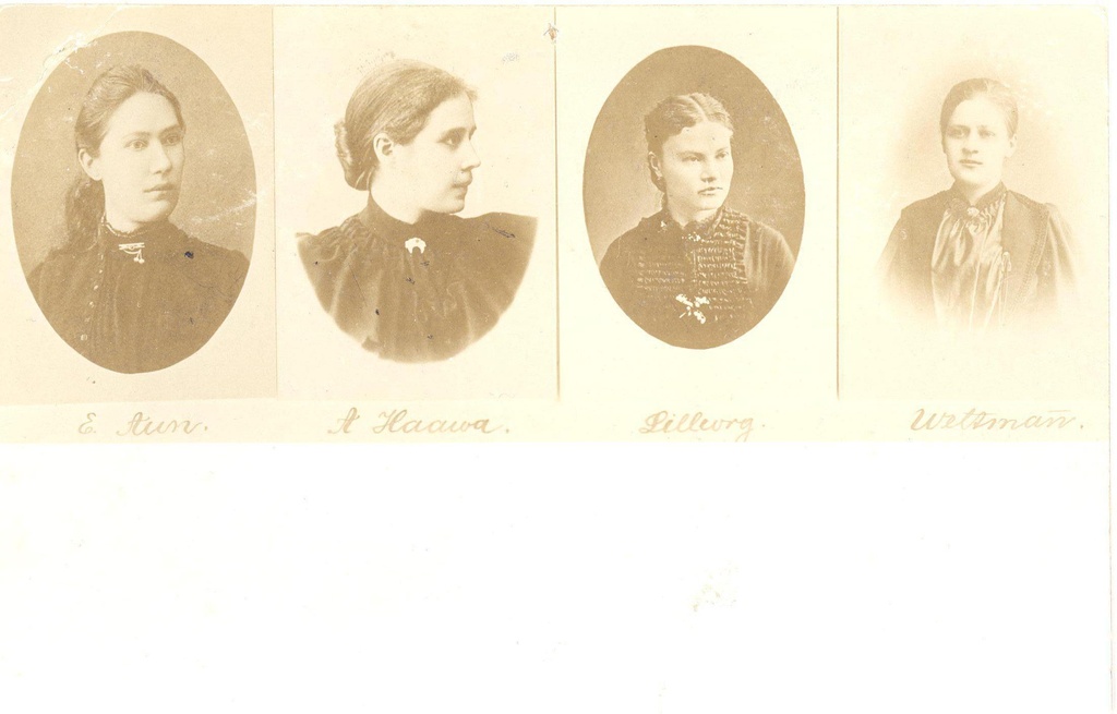 Wound, Anna(second left), Lilleorg, Veltman and Aun-Raup,E. (left)