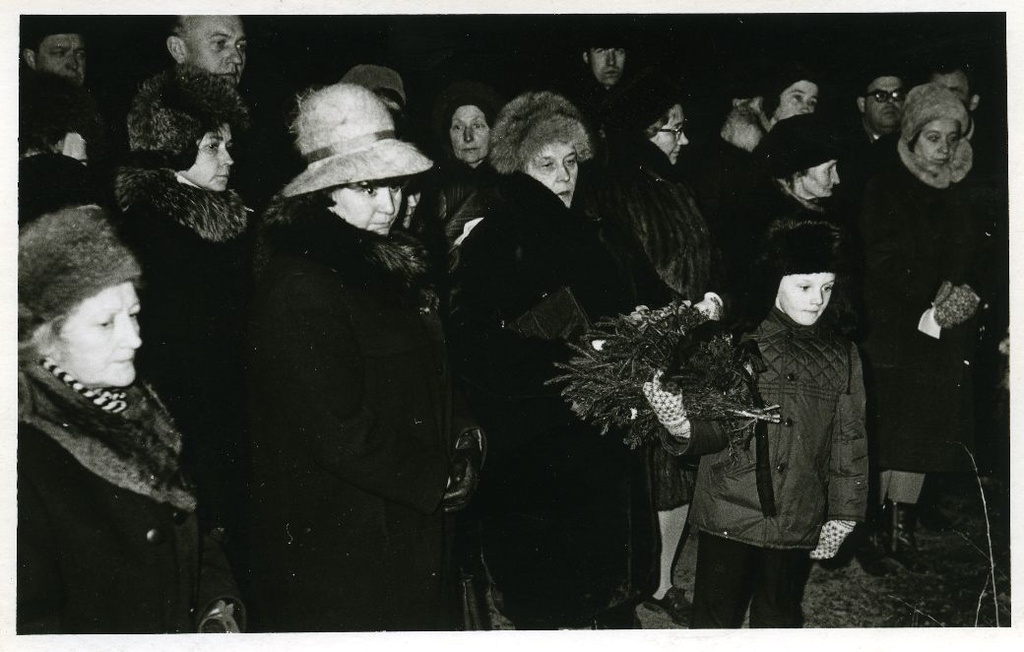 Mart Lepiku funeral 21. dec. 1971