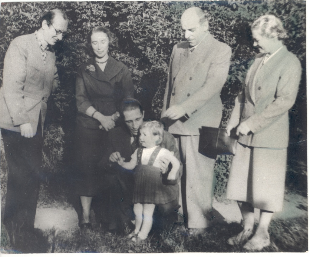 Leo Normet, Lilli Promet, Johannes Semper, Aurora Semper, Ralf Parve, Haldi Normet 1952 or 1953