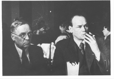 Ed. Hubel and h. Visnapuu "Kultas" in 1936  duplicate photo
