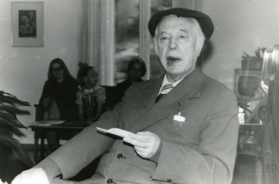 Valmar Adams I. Severjanin's 90th anniversary celebration in Toila on May 20, 1977.