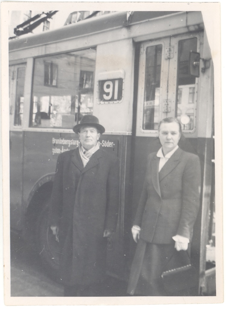 John and Alexandria Aavik. Spring 1955