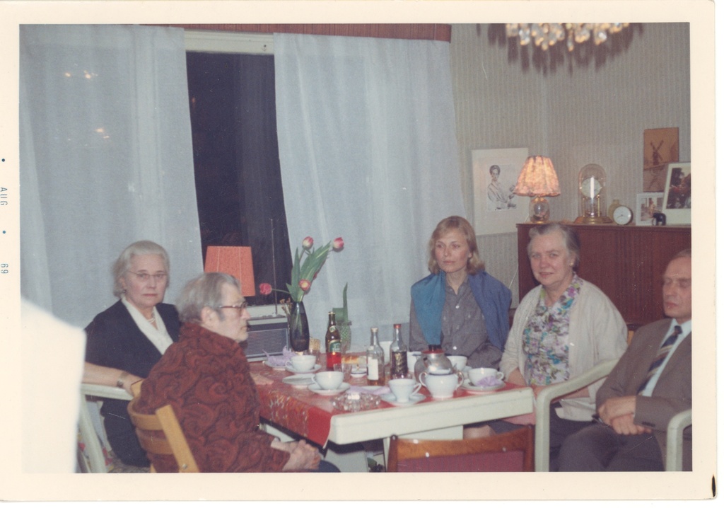 VAS. 2) John Aavik, 4) Alexander Aavik in the summer of 1969