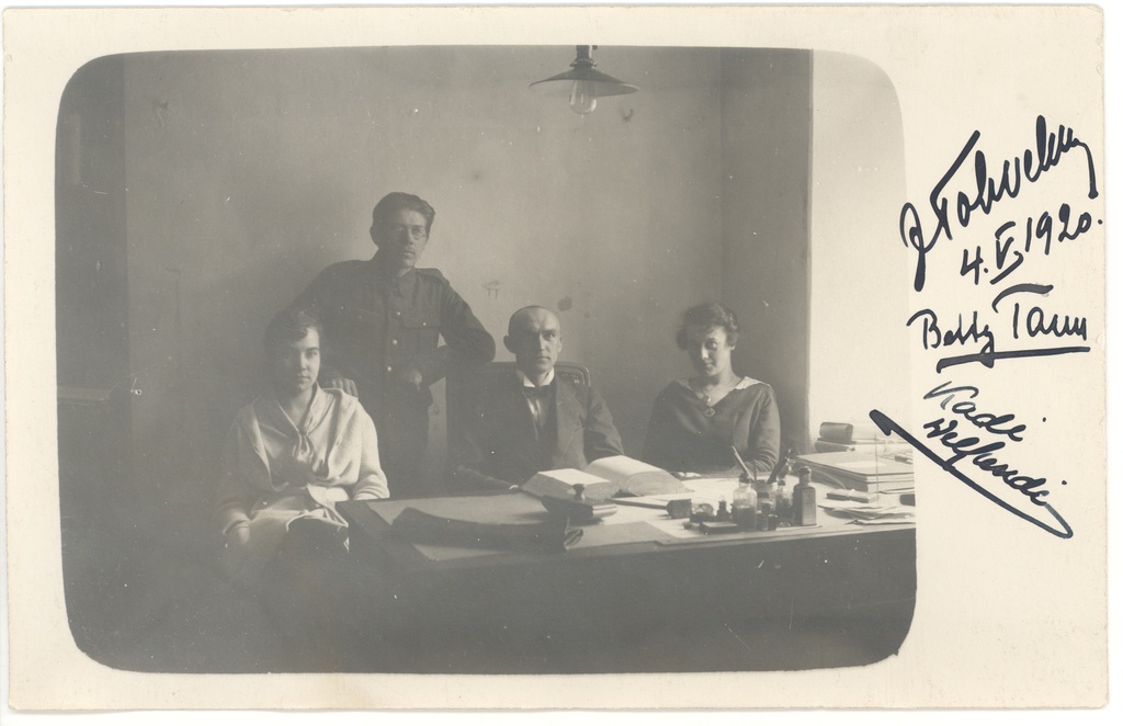 ETA Agency - vas. K. Vilsandi, J. Tohvelmann, J. Lintrop, b. Tann May 4, 1920
