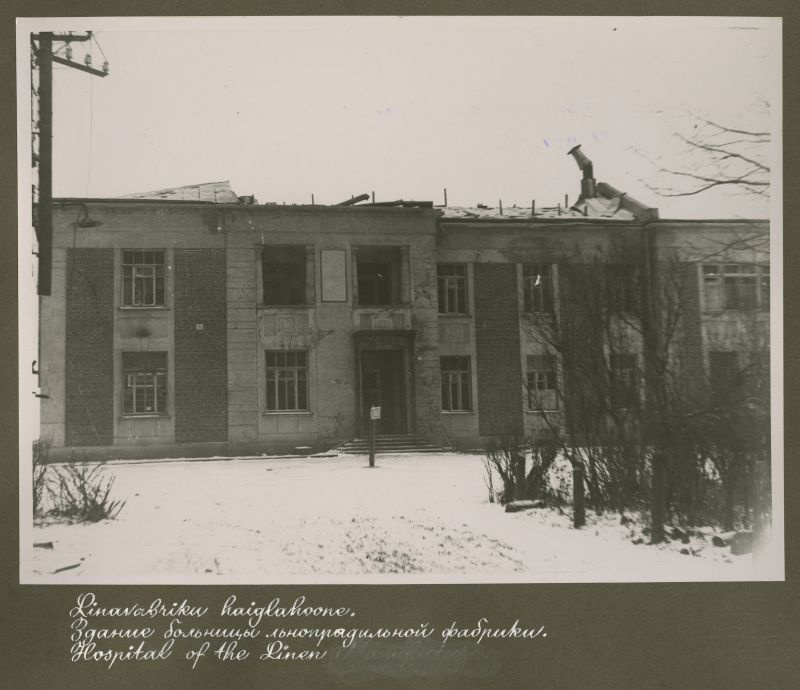 Hospital building of a linen factory