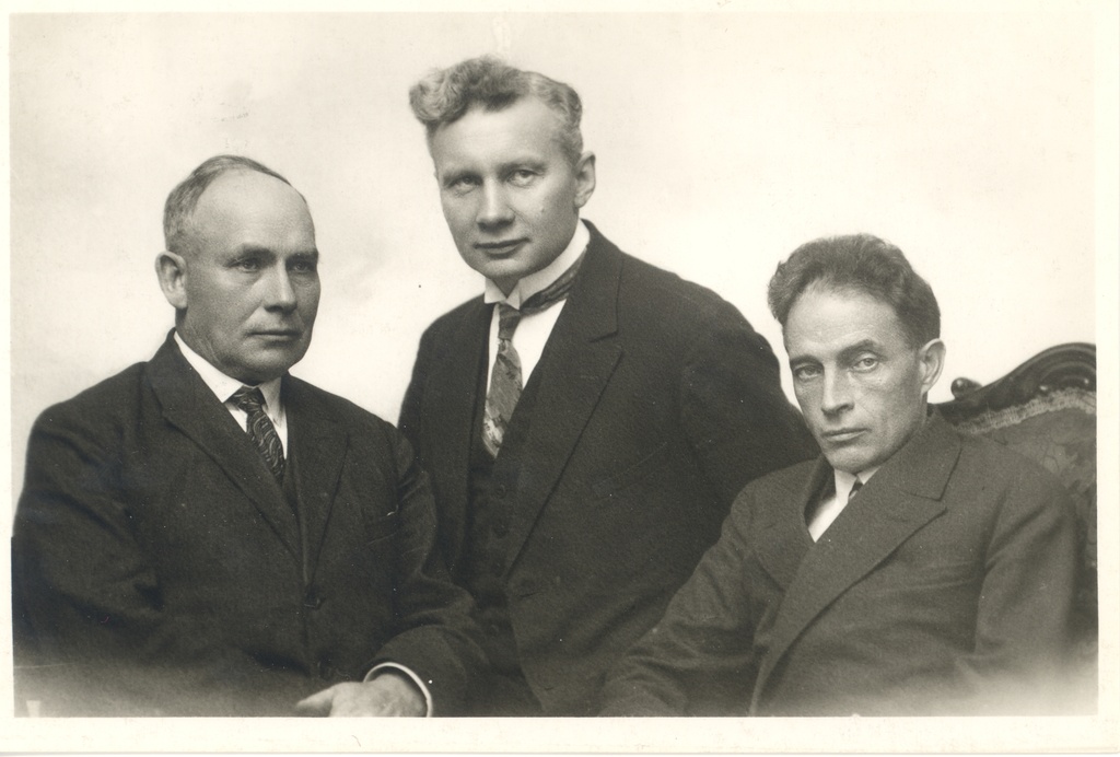 Jakob Mändmets, Jaan Tomp and Paul Olak