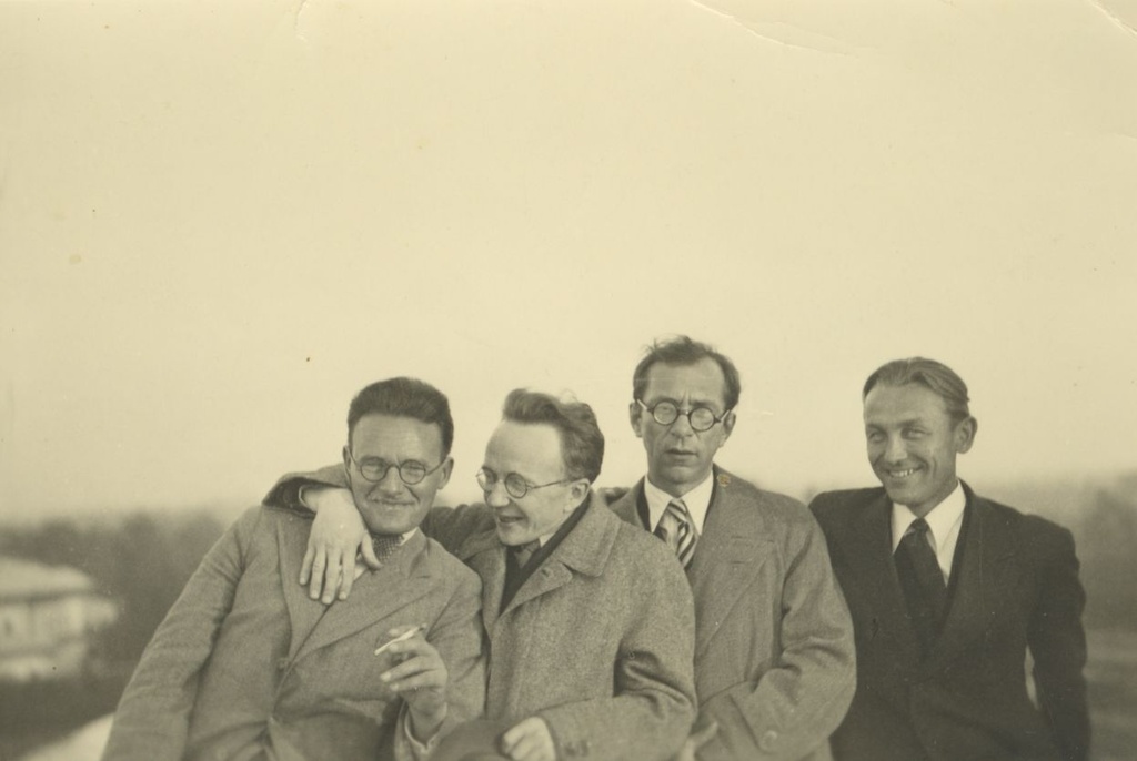Heiti Winvik, Paul Viiding, Mart Raud, Bernard Kangro