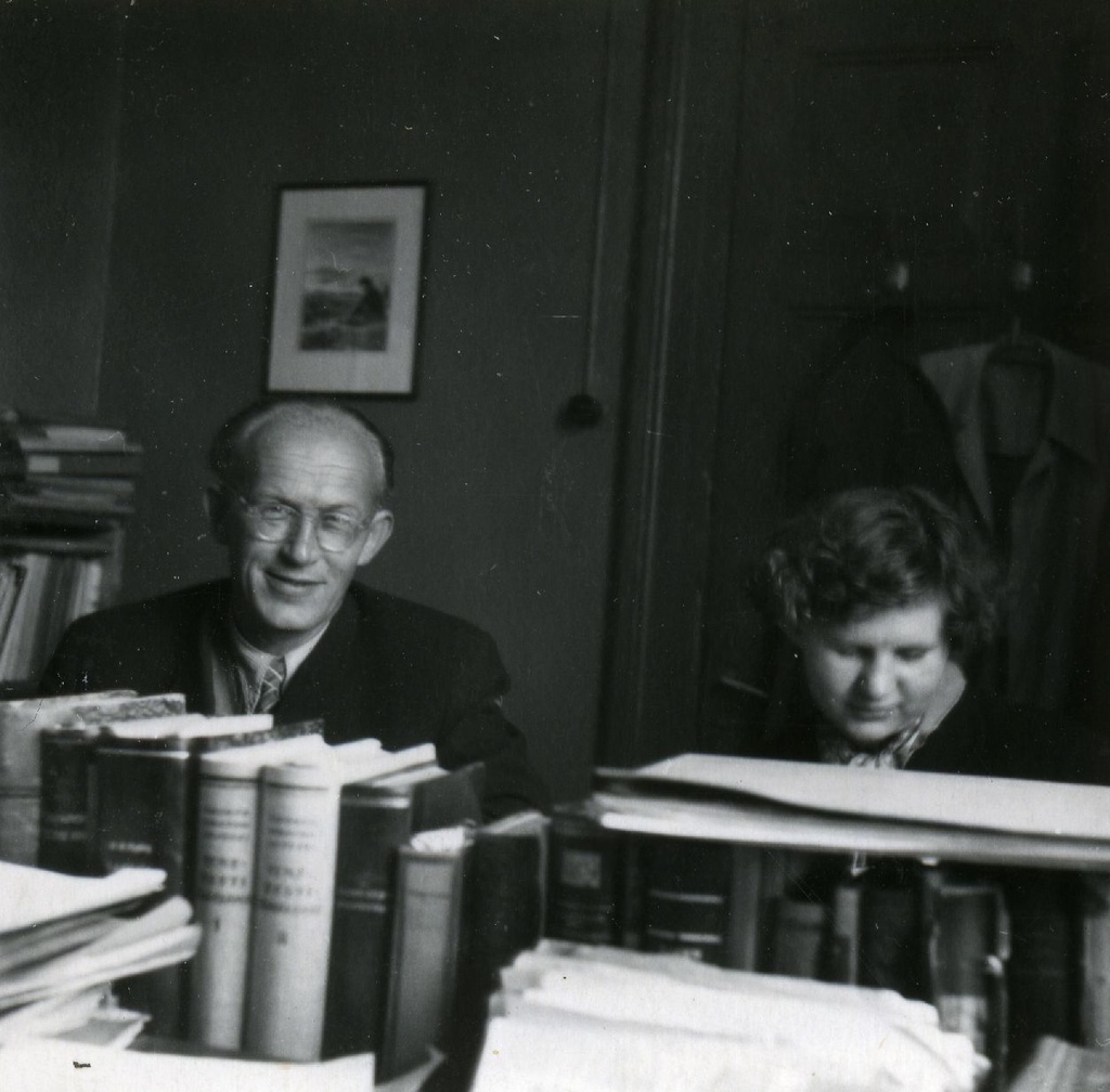August Sang and Ellen Niit Literature Museum at KO 15.09.1956