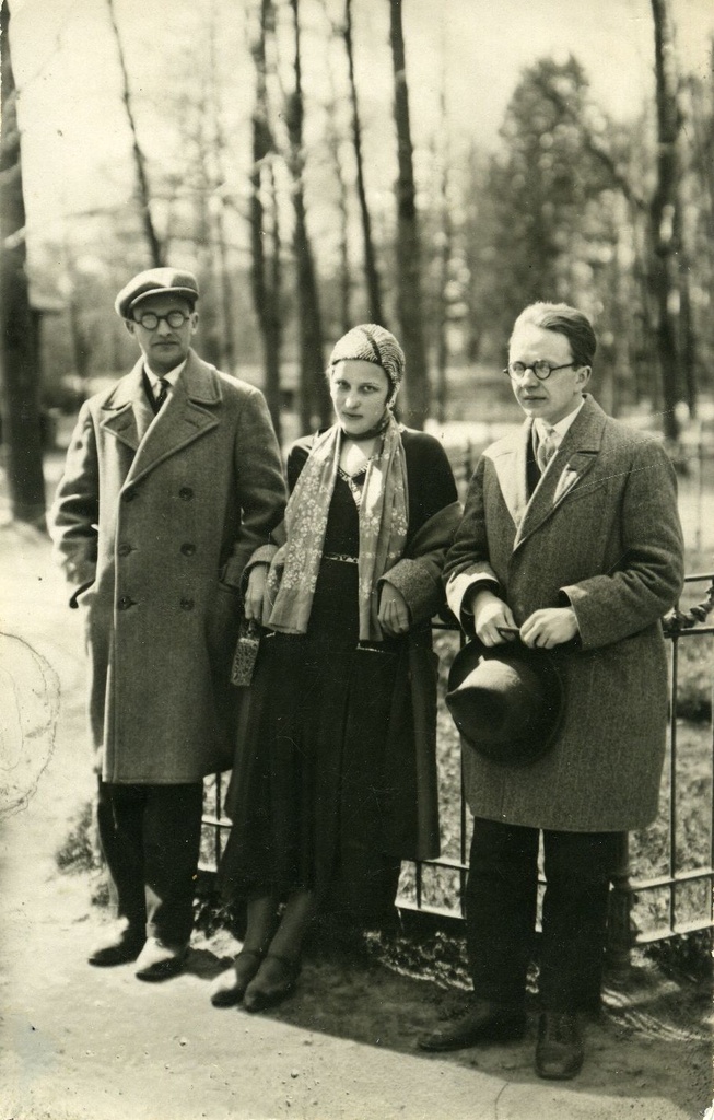 Betti Alver, Heiti Talvik and Paul Viiding [in the beginning of the 1930s]