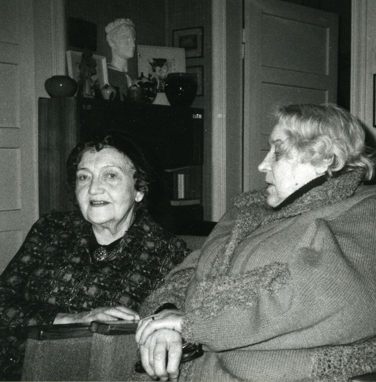 Betti Alver and Eeva Niinivaara Koidula tn 8-2 April 27, 1983.