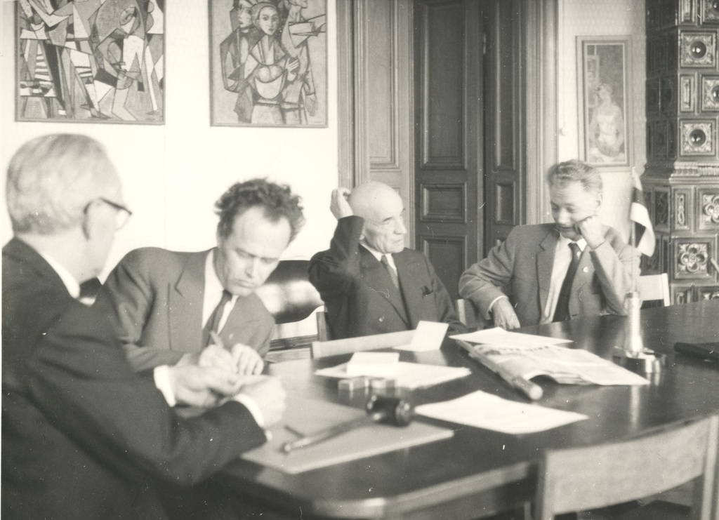 Annual meeting of the Estonian Writers' Union in Stockholm in 1961.