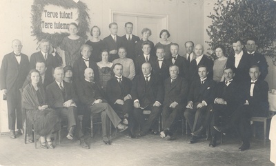 Members of the "Postimehe" editorial with Finnish guests  duplicate photo