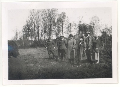 Establishment of the assistant office of the Presidium of the Supreme Council of the USSR. From left Fourth J. Vares-Barbarus  duplicate photo