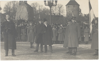 2nd Anniversary of the Republic of Estonia 1920 in Tallinn on the Peetri Square  duplicate photo