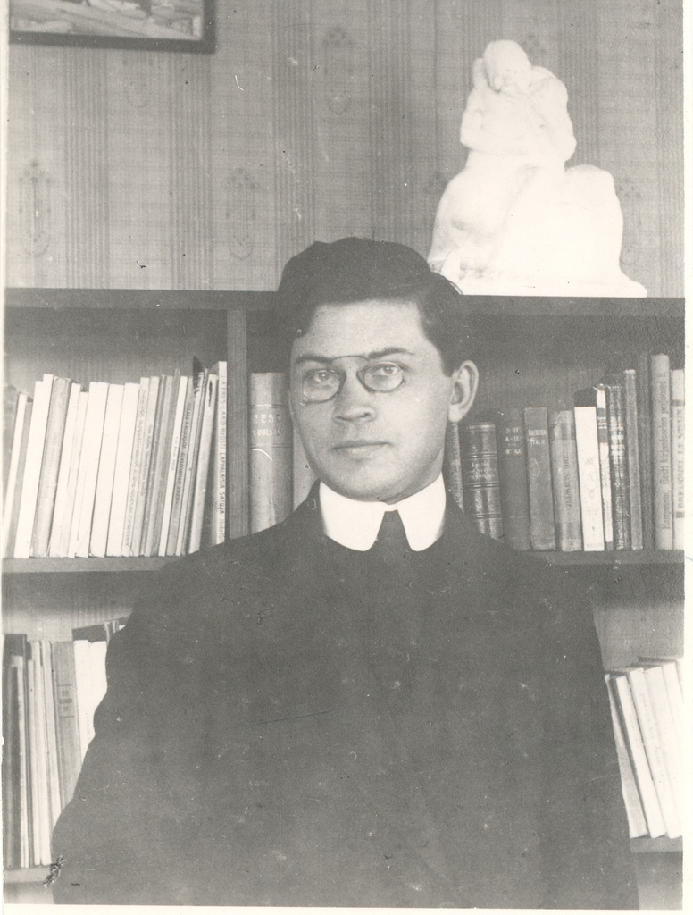 Friedebert Tuglas during the landing year in Finland in 1914.