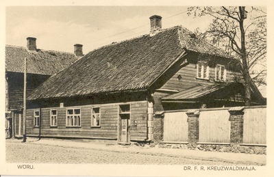 FR. R. Kreutzwald's house in Võru  duplicate photo