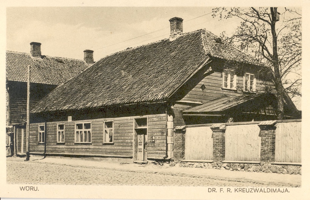 FR. R. Kreutzwald's house in Võru