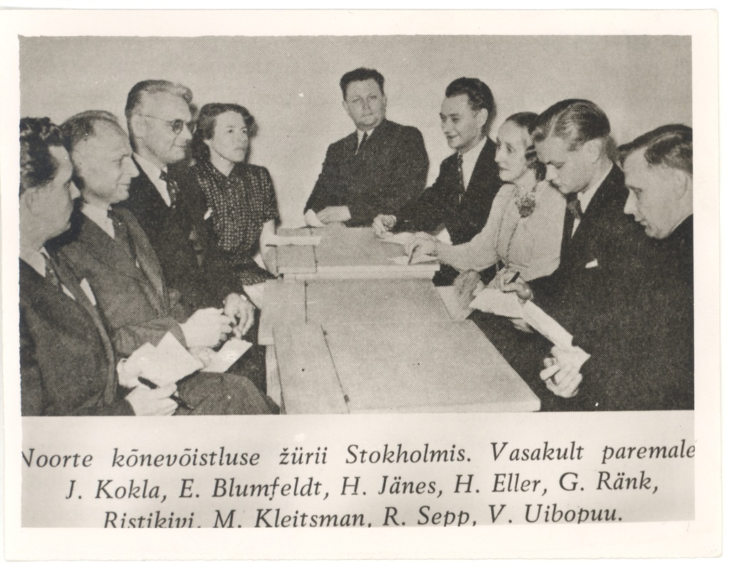 Jury of the Youth Contest in Stockholm