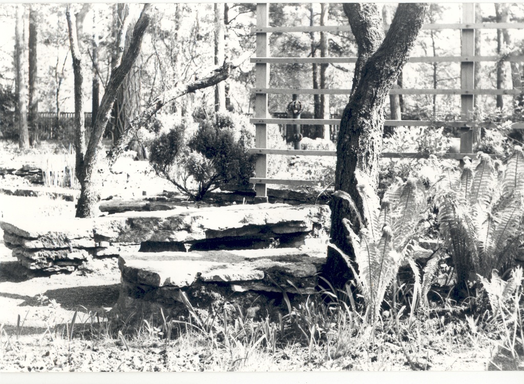 F. The garden of Tuglas House Museum. 1982