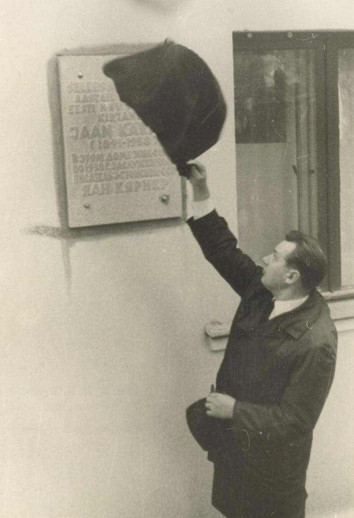 Johannes Lott opens Jaan Kärner's Seven Memory Cup in 1966