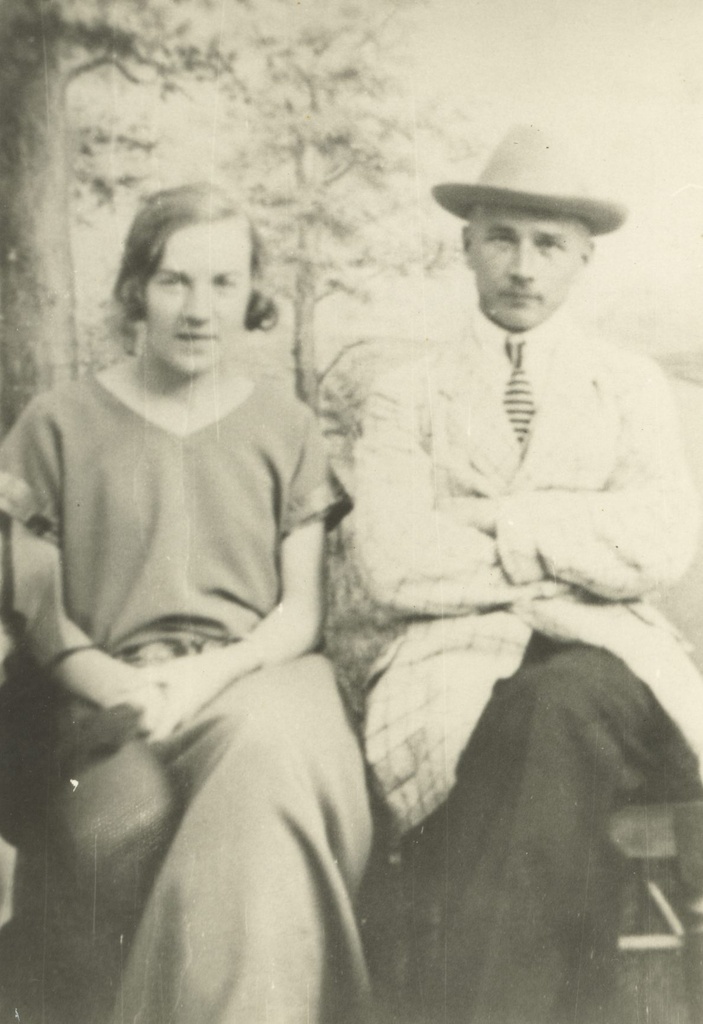 Karl Ast's wife with Leili