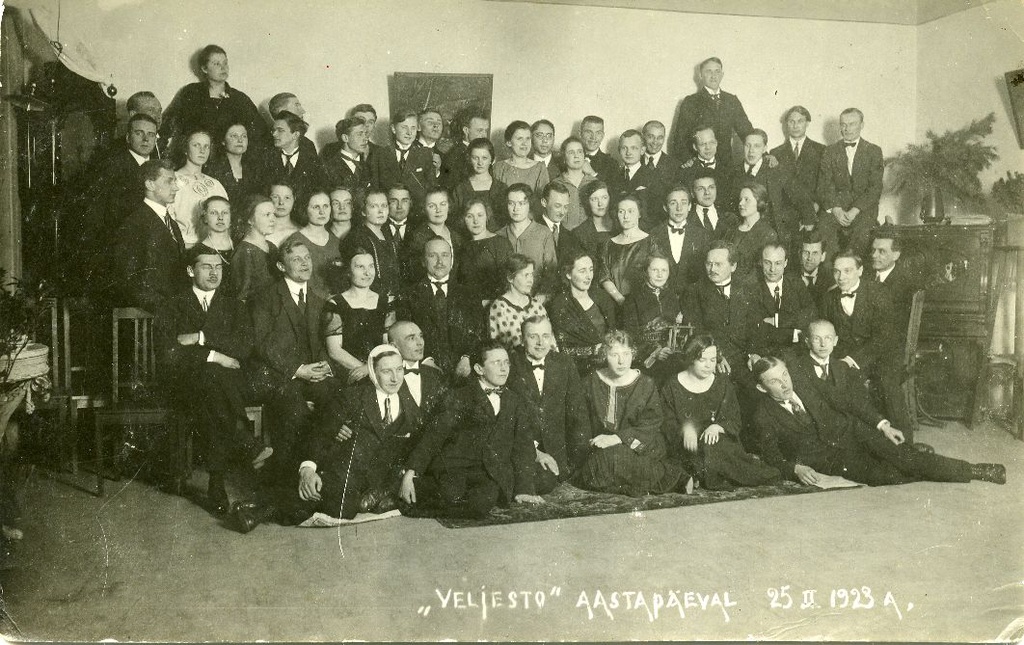 On the Anniversary of "Veljesto" 25th of 1923.