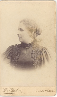 Mrs. Sõhmus, Jaan Tõnisson's wife's mother  duplicate photo